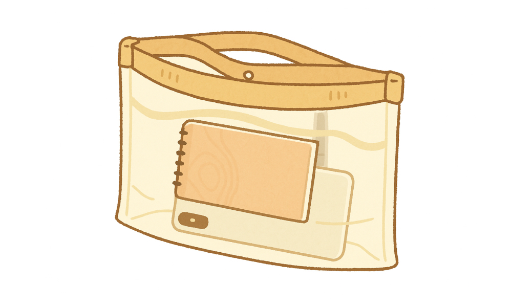 バッグインバッグのイラスト